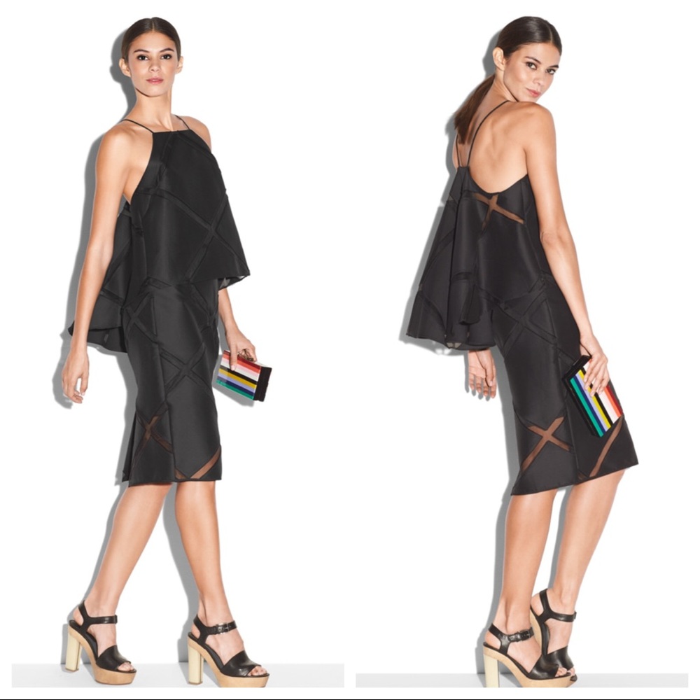 Milly Fil Coupe Diamond Trapeze Camisole